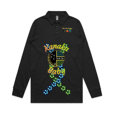 long sleeve polo shirt Thumbnail