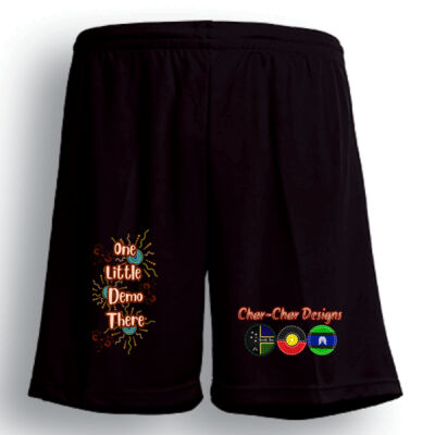 Char-char Indigenous designed sports shorts (unisex) Thumbnail