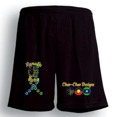 Char-char Indigenous designed sports shorts (unisex) Thumbnail