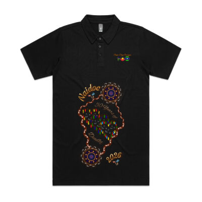 Char-char Indigenous designed corporate polo T-shirt  Thumbnail